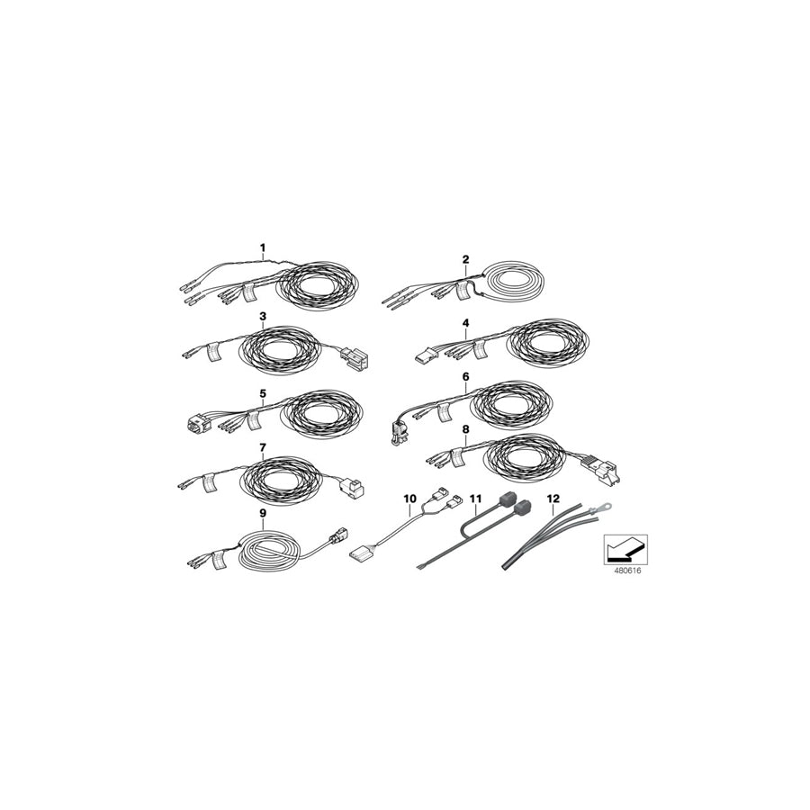 Genuine BMW 61127492553 F45 F46 Ground Cable (Inc. 220d, 216d & 216i) | Duco Car Parts UK Car Parts