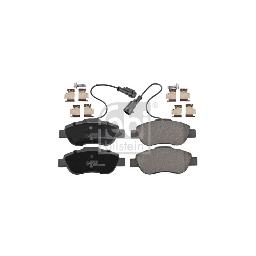 Febi Bilstein 116343 Brake Pad Set Front Axle Incl Wear Warning Contact With Attachment Material