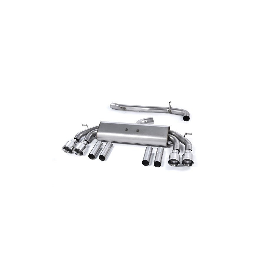 MillTek Audi 8V S3 Non-Resonated Non-Valved Cat-Back Exhaust (Saloon & Cabrio)