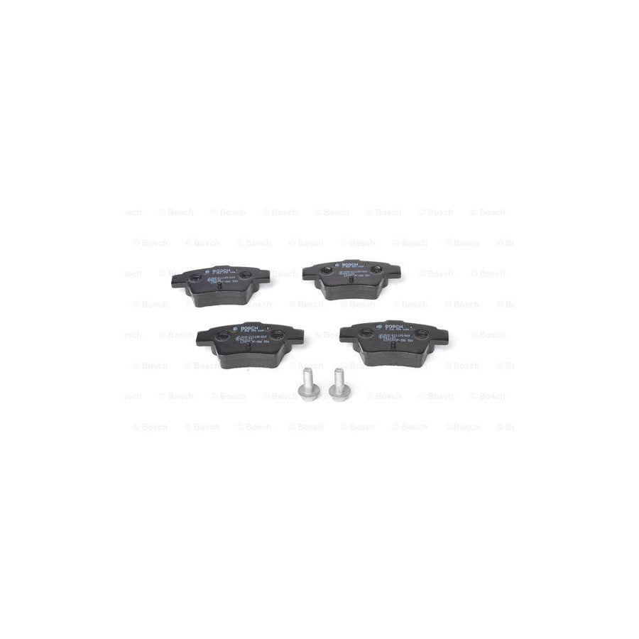 Bosch 0986494099 Brake Pad Set With Anti Squeak Plate With Bolts Screws With Accessories BP1009