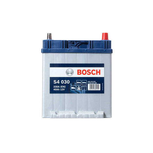 Bosch S4 Car Battery 054 4 Year Guarantee (with hold-downs) S4018
