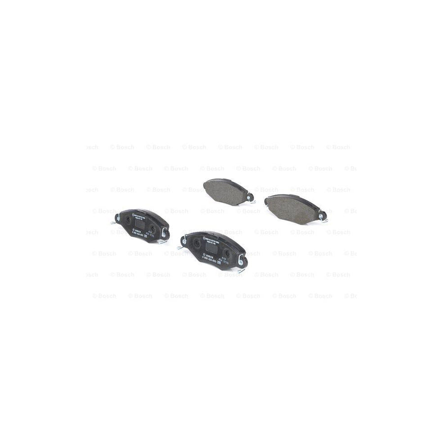 Bosch 0986424453 Brake Pad Set For Peugeot 306 With Anti Squeak Plate BP222