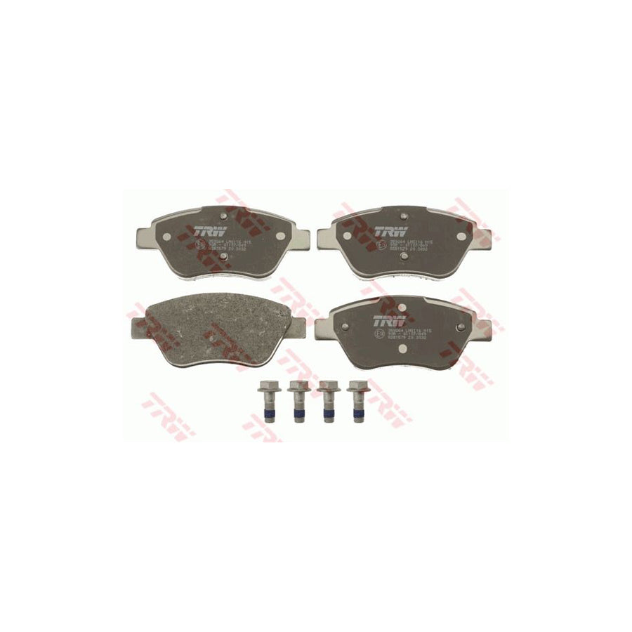 TRW Cotec Gdb1579 Brake Pad Set For Fiat Siena 178 172 Not Prepared For Wear Indicator With Brake Caliper Screws With Accessories