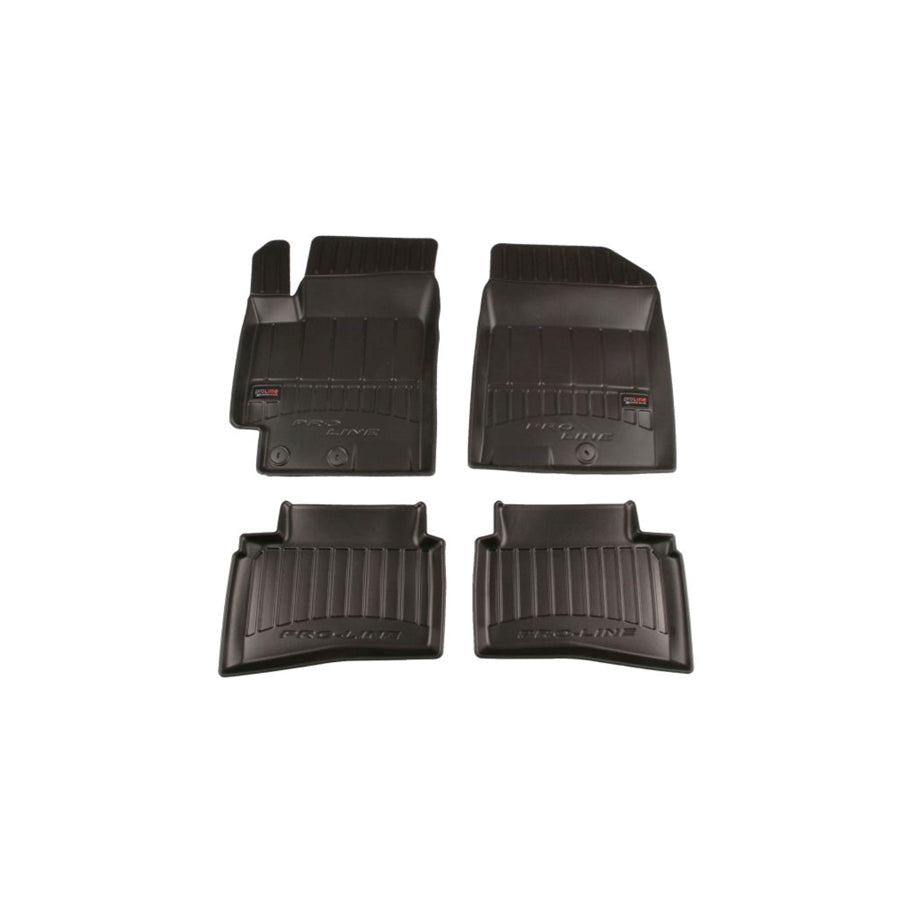 FROGUM 3D408029 Floor mat set Elastomer, Front and Rear, Quantity: 4, Black