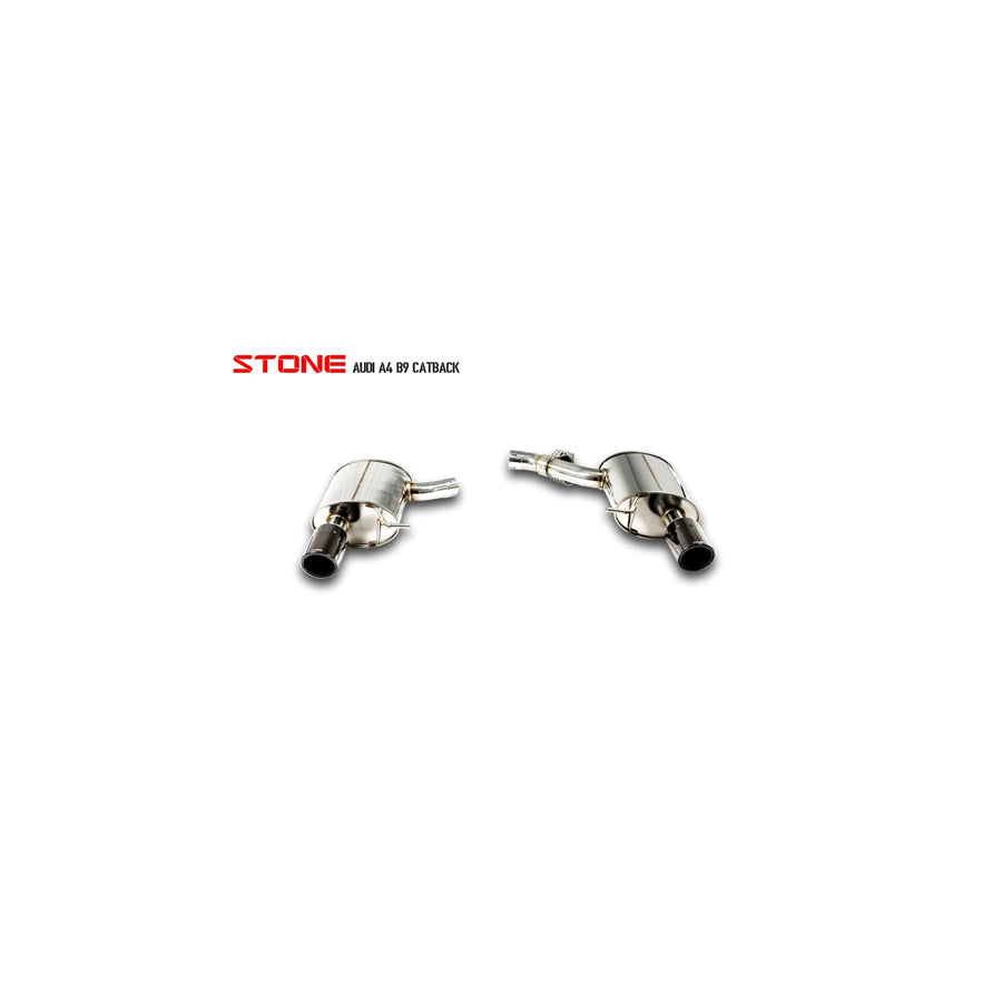 Stone Exhaust Audi EA888 B9 Valvetronic Catback Exhaust System (A4 45 TFSI & A5 45 TFSI)