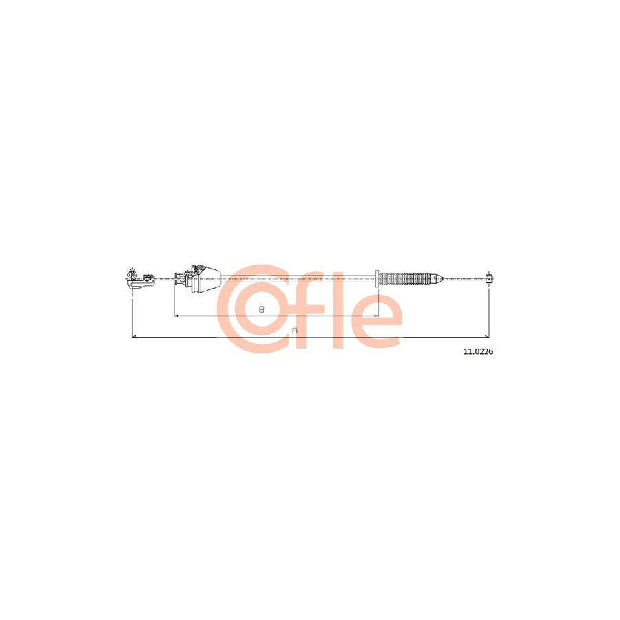 COFLE 11.0226 Throttle Cable for RENAULT MEGANE | Duco Car Parts UK Car Parts