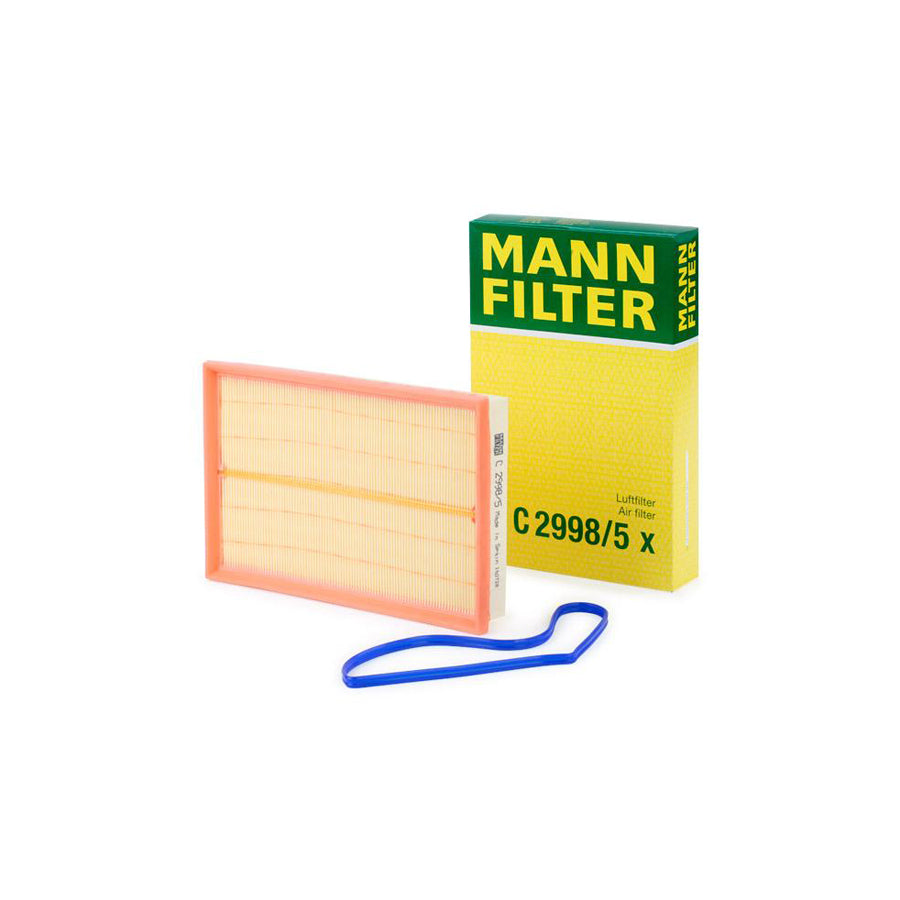 MANN-FILTER C 2998/5 x Air Filter Filter Insert, with seal