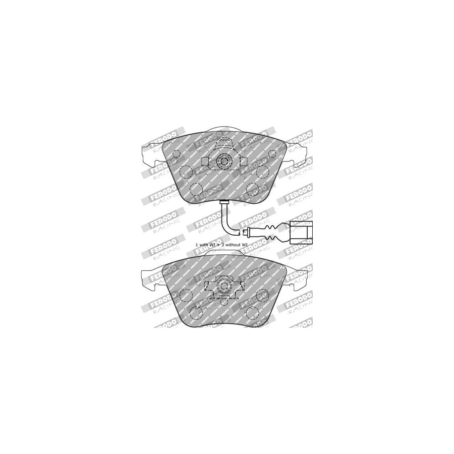 Ferodo Racing FDS1765 Brake Pad Set