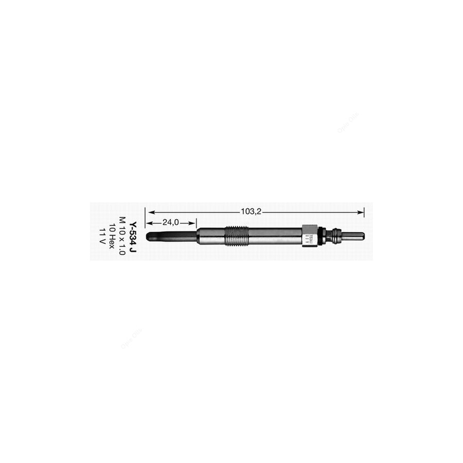 NGK Glow Plug Y-534J (NGK 5540)
