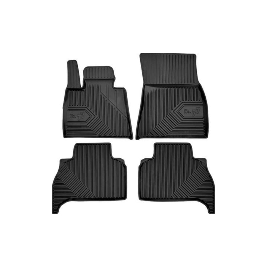 FROGUM Tailored, No.77 77407923 Floor mat set for BMW X5 (G05) Elastomer, Front and Rear, Quantity: 4, Black, (LHD)