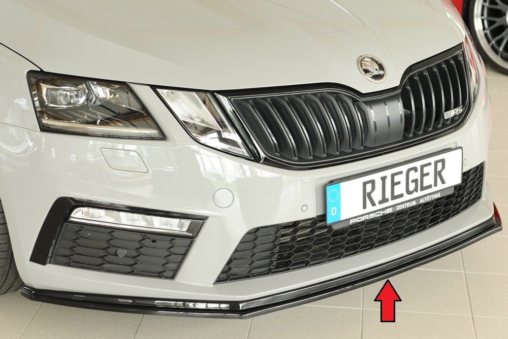 Rieger 00088140 Skoda 5E Octavia RS Front Splitter