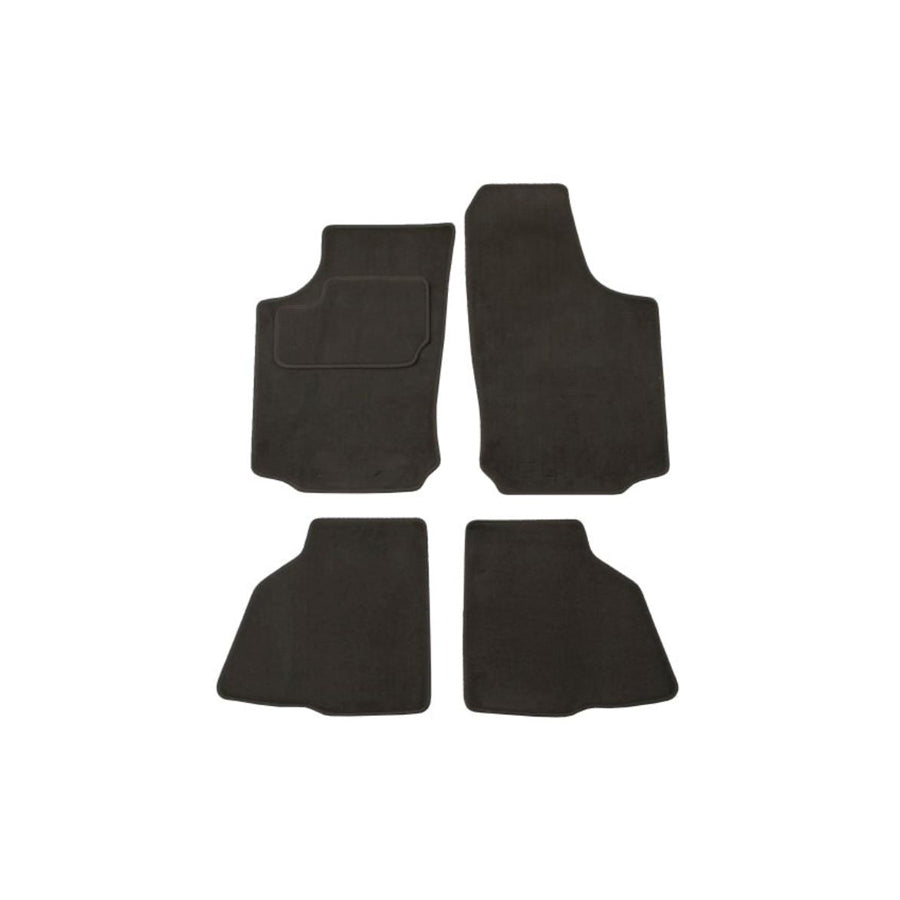 MAMMOOTH A041 OPL130 PRM 02 Floor mat set for OPEL Corsa C Hatchback (X01) Textile, Front and Rear, Quantity: 4, Grey