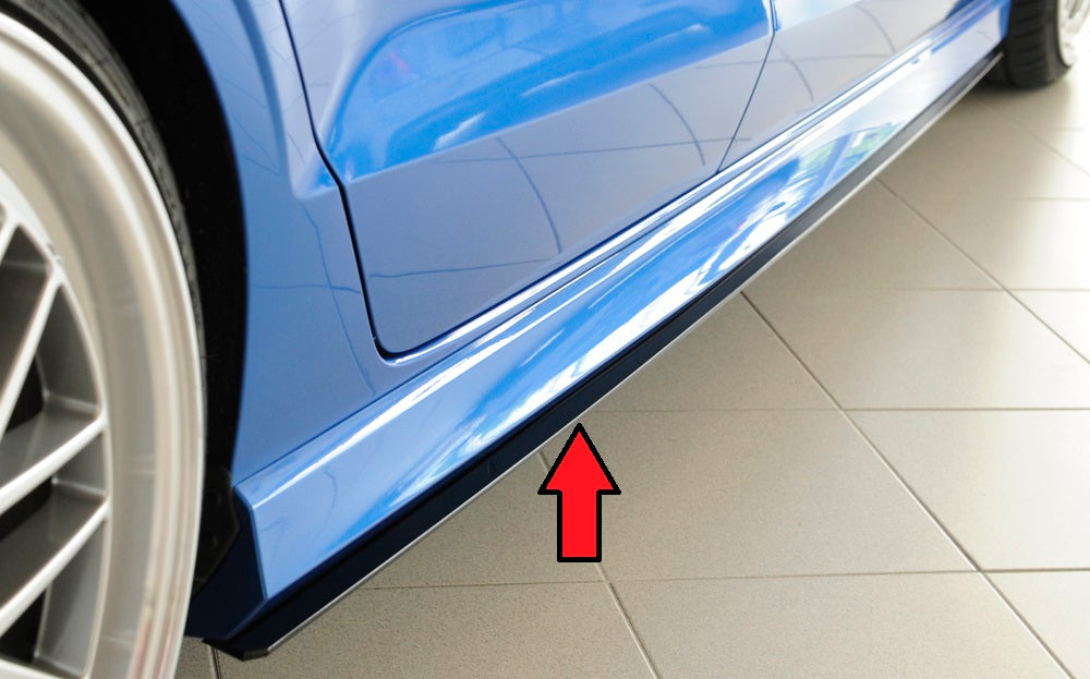 Rieger 00056803 Audi 8V Right Side Skirt Splitter (A3 & S3)