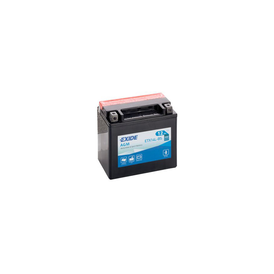Exide ETX14L-BS 12V Motorcycle Battery | Duco Car Parts UK Car Parts