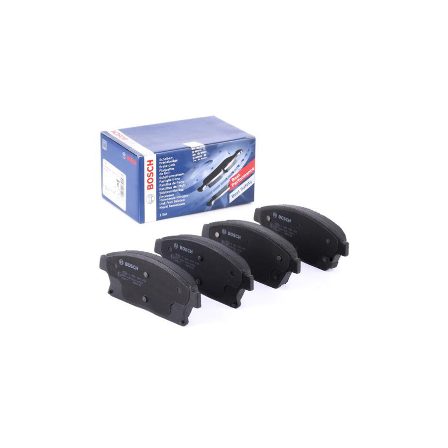 Bosch 0986494434 Brake Pad Set With Acoustic Wear Warning With Anti Squeak Plate With Mounting Manual BP1356