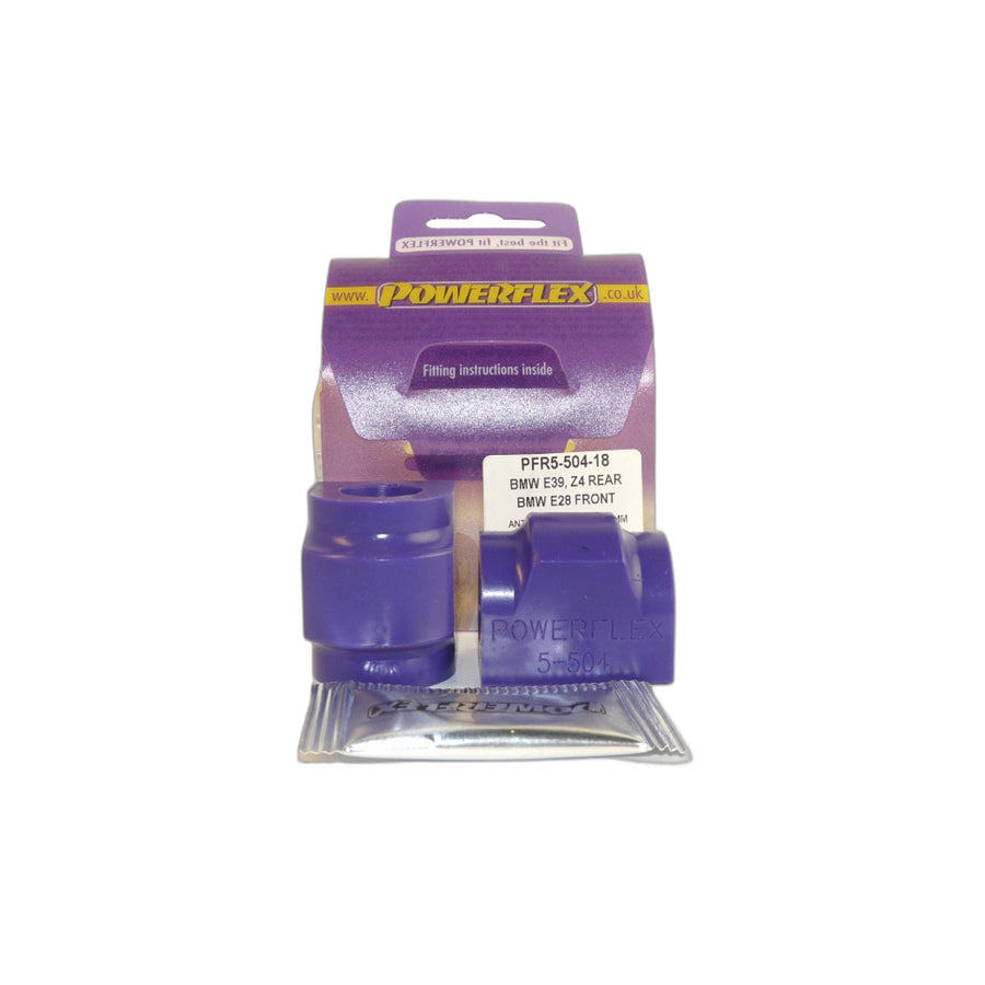 Powerflex PFR5-504-18 BMW E28 E46 E85 Rear Anti Roll Bar Mounting Bush 18mm (Inc. Z3 & Z4M) | Duco Car Parts UK Car Parts