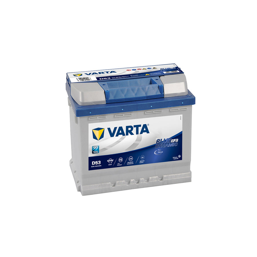 Varta EFB 027 Car Battery - 3 Year Guarantee N60 (D53)