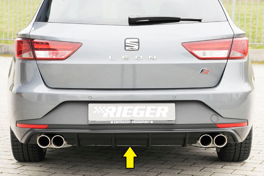 Rieger 00088139 SEAT 5F Leon FR Rear Diffuser