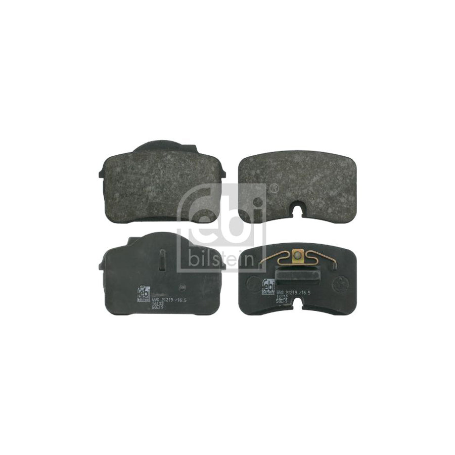 Febi Bilstein 16132 Brake Pad Set Front Axle Prepared For Wear Indicator
