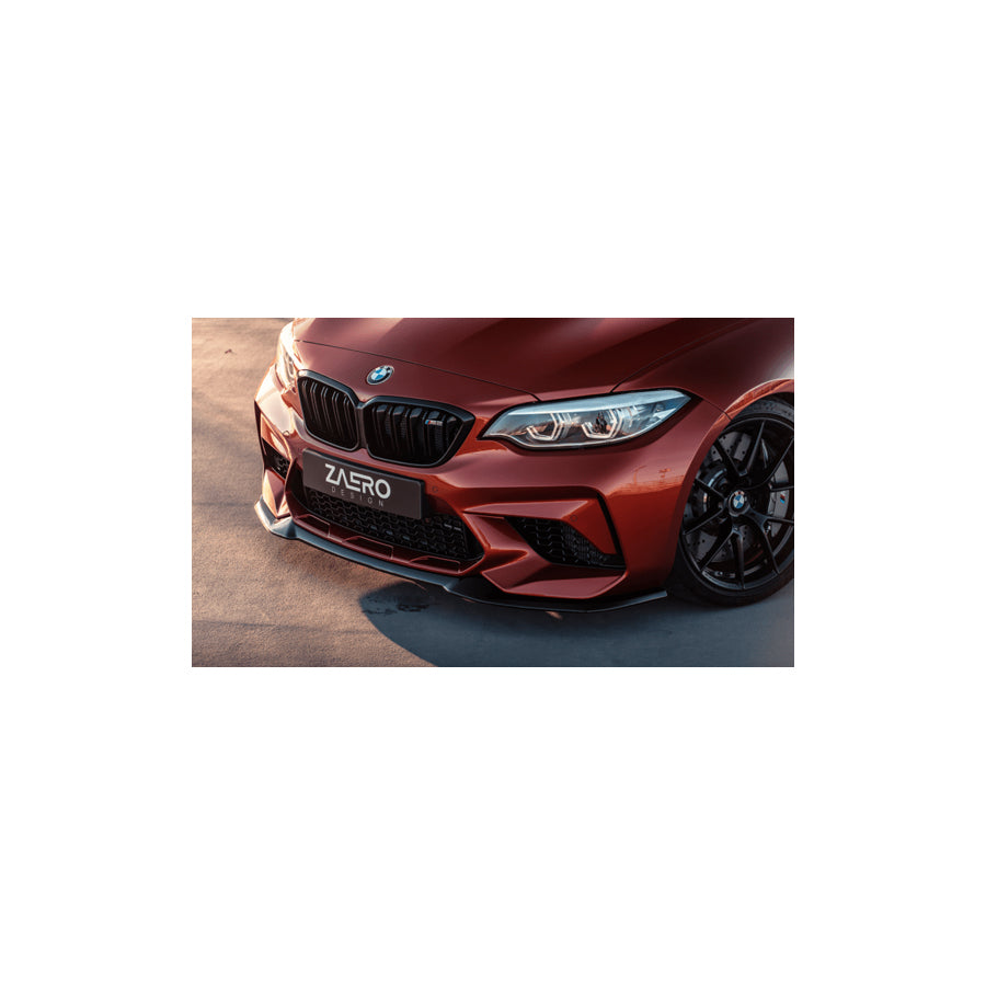 Zaero BMW F87 M2 Competition EVO-S Front Lip Splitter