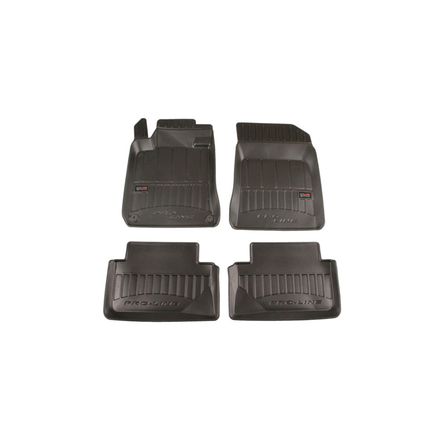 FROGUM Tailored 3D408098 Floor mat set for PEUGEOT 508 Elastomer, Front and Rear, Quantity: 4, Black, (LHD)