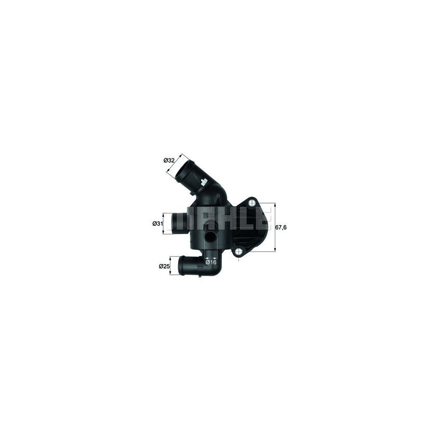 MAHLE ORIGINAL TI 35 87 Engine thermostat Opening Temperature: 87°C, with seal