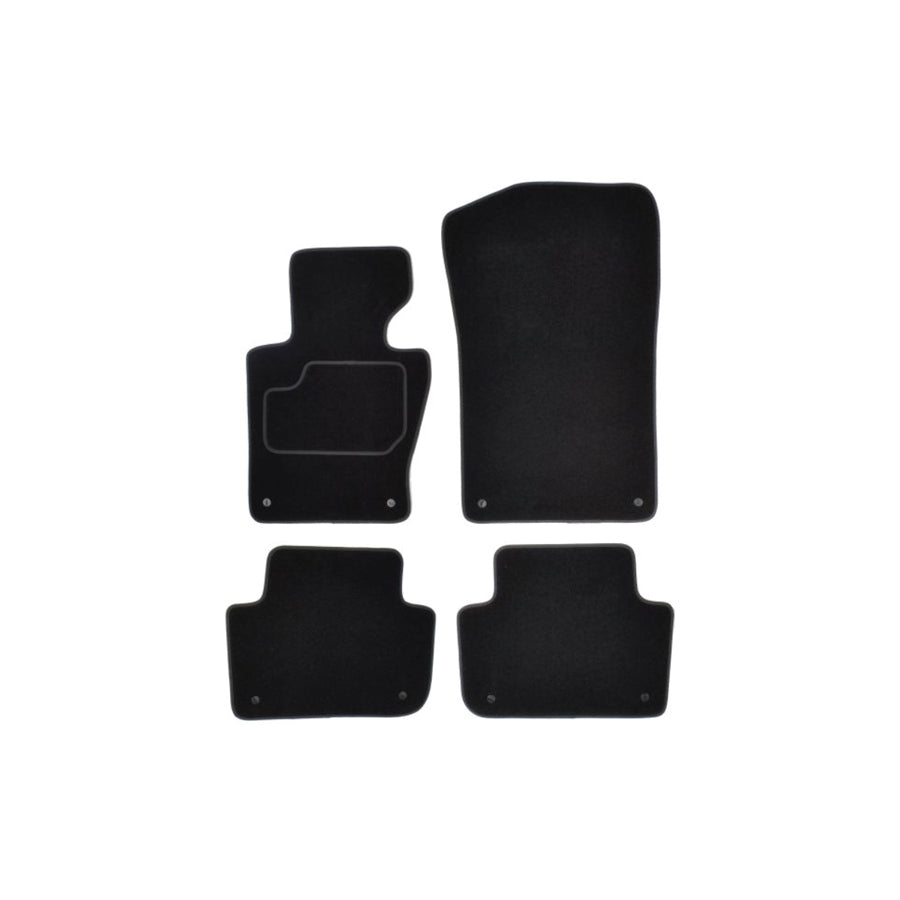 MAMMOOTH Tailored A041 BM250 PRM 01 Floor mat set for BMW X3 (E83) Textile, Front and Rear, Quantity: 4, Black