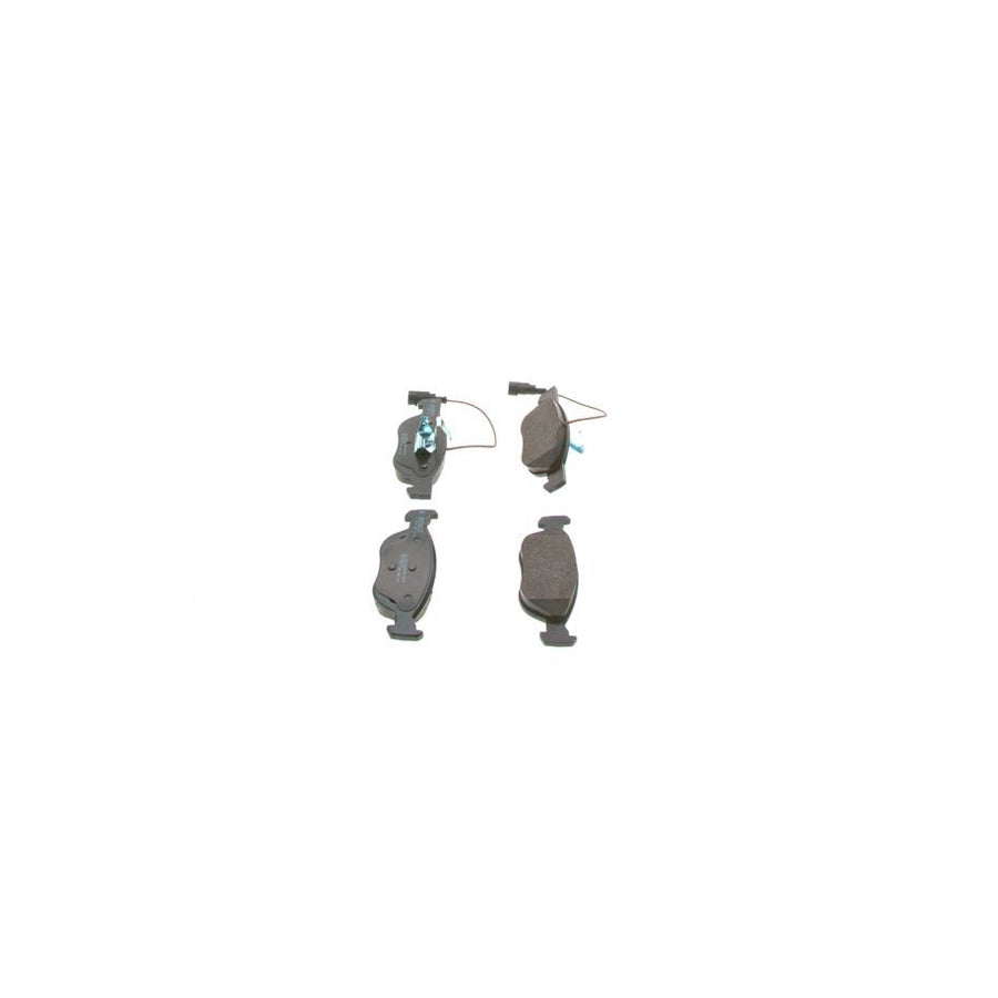 Bosch 0986424510 Brake Pad Set With Integrated Wear Sensor With Anti Squeak Plate With Piston Clip BP268