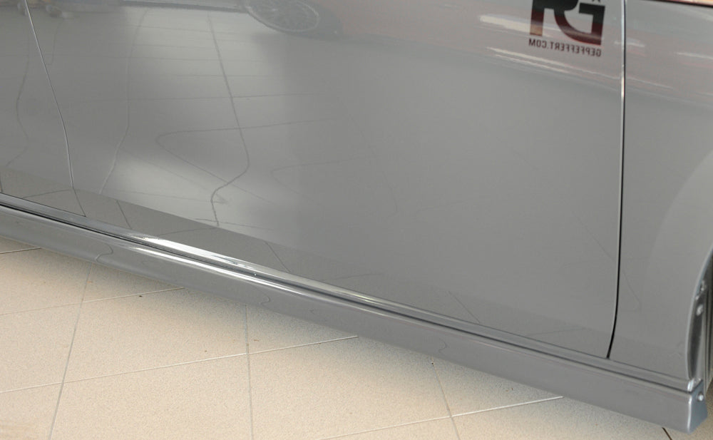 Rieger 00059598 Seat, VW Right Side Skirt (5F Leon Cupra/FR & Mk7 Golf) - Matte Black