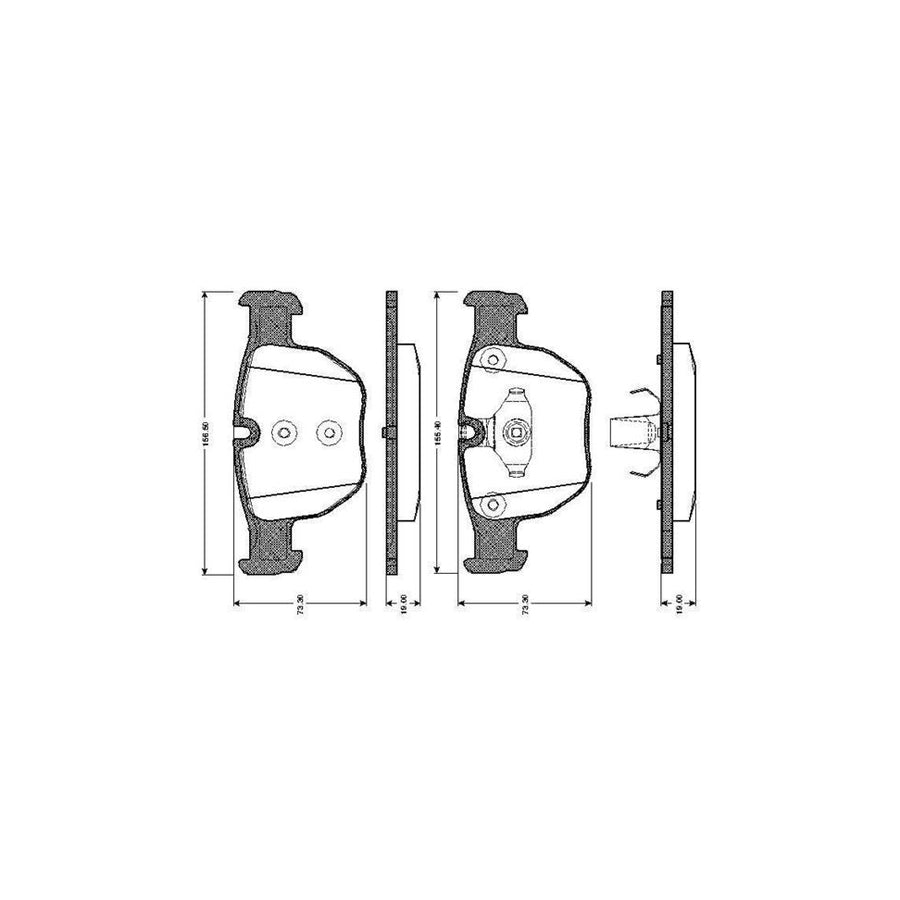 Bosch 0986Tb2444 Brake Pad Set For Land Rover Range Rover Iii L322 Excl Wear Warning Contact With Accessories