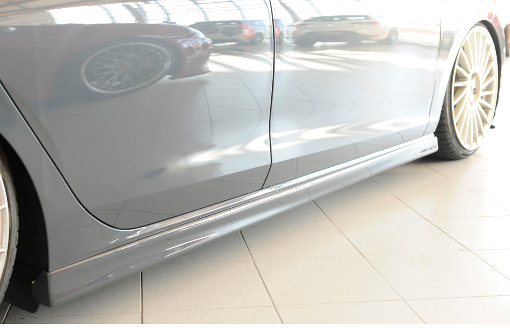 Rieger 00059598 Seat, VW Right Side Skirt (5F Leon Cupra/FR & Mk7 Golf) - Matte Black