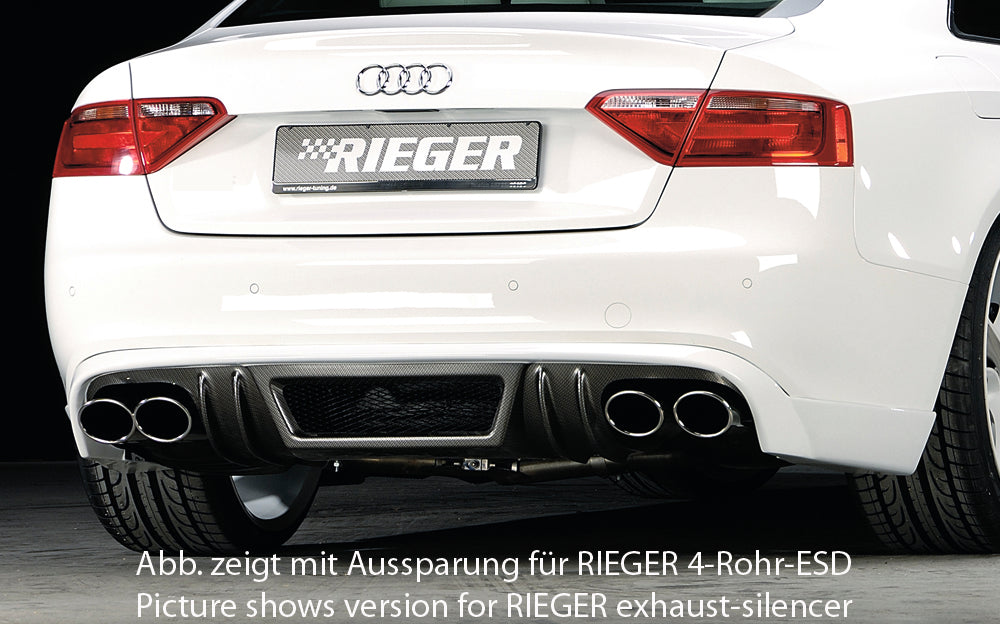 Rieger 00099077 Audi B8 B81 A5 Rear Diffuser