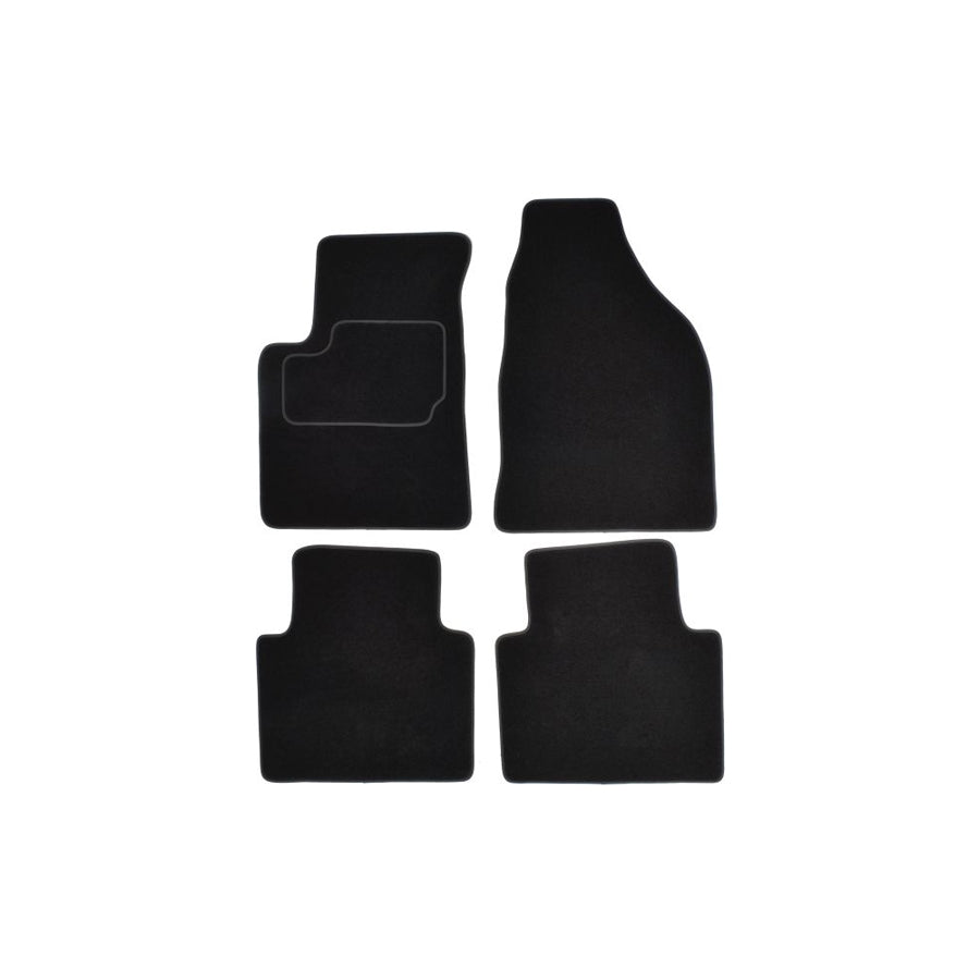 MAMMOOTH A041 HYU135 PRM 01 Floor mat set for HYUNDAI Matrix (FC) Textile, Front and Rear, Quantity: 4, Black