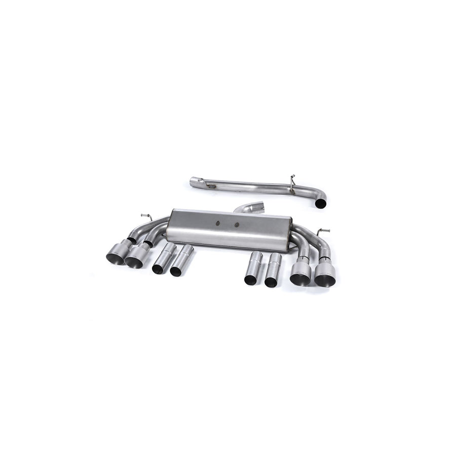 MillTek Audi 8V S3 Non-Resonated Non-Valved Cat-Back Exhaust (Saloon & Cabrio)