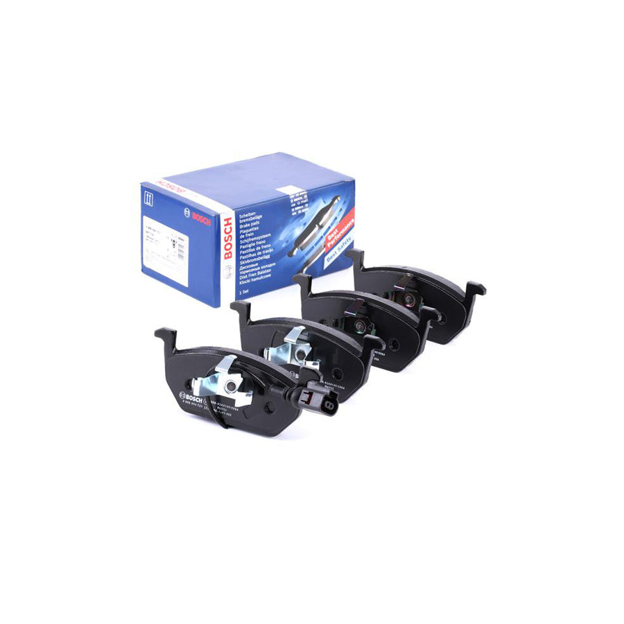 Bosch 0986494721 Brake Pad Set With Integrated Wear Sensor With Anti Squeak Plate With Piston Clip BP1736