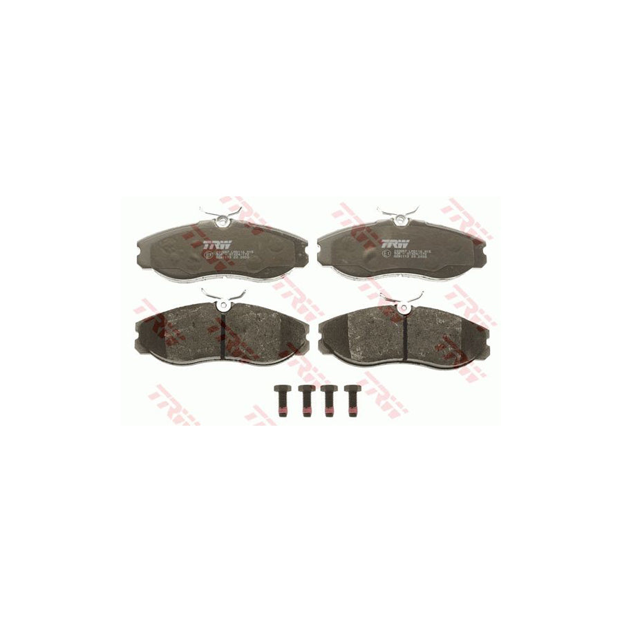 TRW Cotec Gdb1113 Brake Pad Set Not Prepared For Wear Indicator With Brake Caliper Screws With Accessories