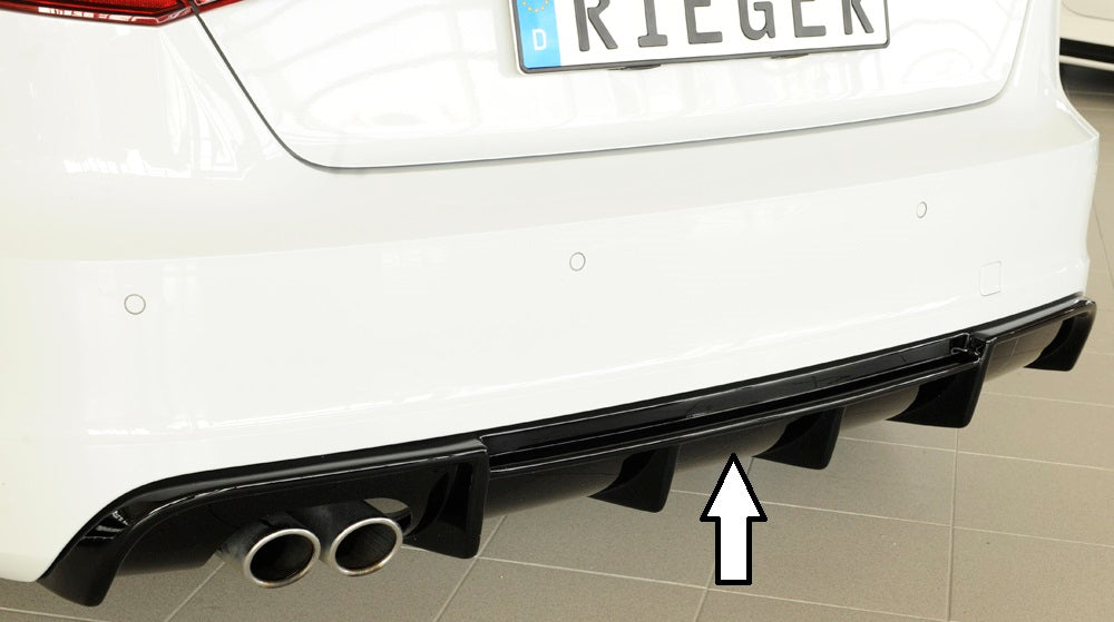 Rieger 00088141 Audi 8V A3 Rear Diffuser