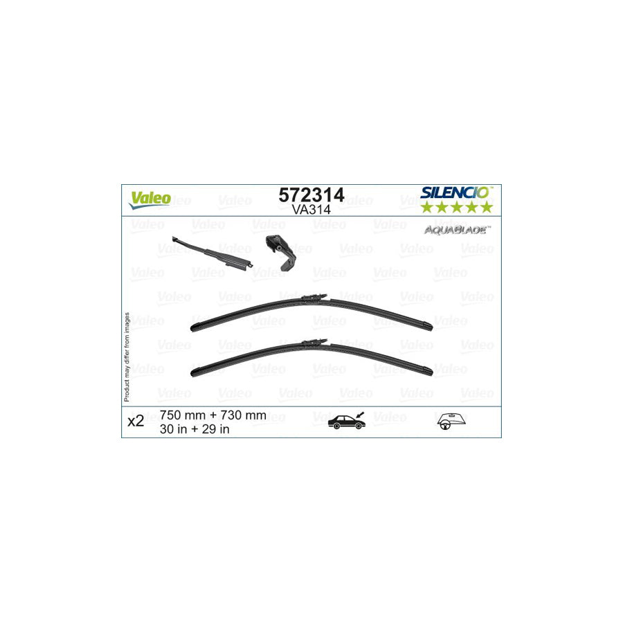 Valeo 572314 Wiper Blade | Duco Car Parts UK Car Parts