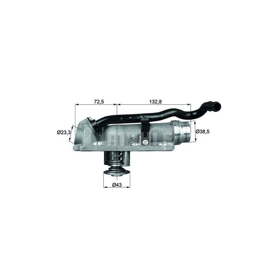 MAHLE ORIGINAL TM 9 105 Engine thermostat Opening Temperature: 105°C, with seal