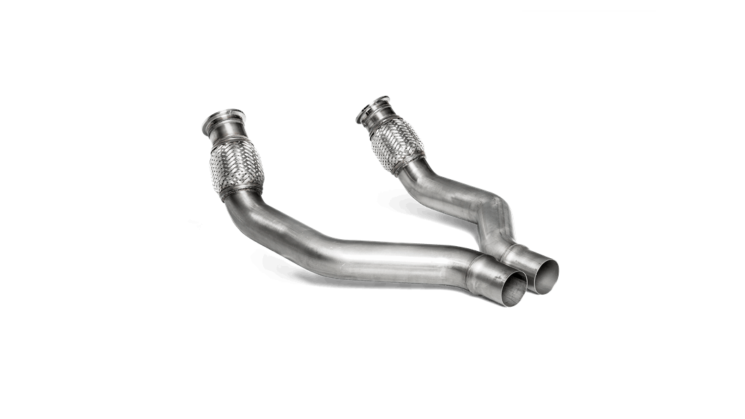 Akrapovic Audi C7 RS6 & RS7 Avant Link Pipe Set (SS) - Duco Car Parts UK
