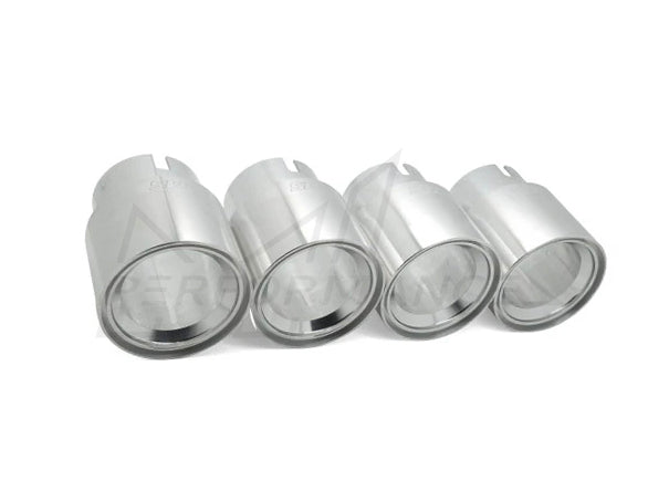 BMS BMW F10 F12 F13 Billet 3.75" Straight Cut Exhaust Tips (M5 & M6)
