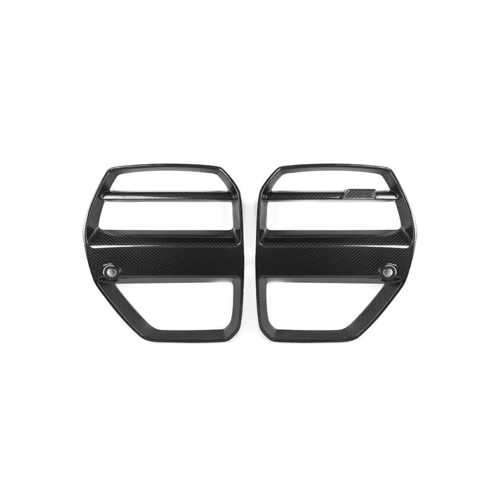 Basic Carbon BMW G80 G82 G83 V Style Carbon Fibre Front Grille (M3, M3 Competition, M4 & M4 Competition) - Duco Car Parts UK