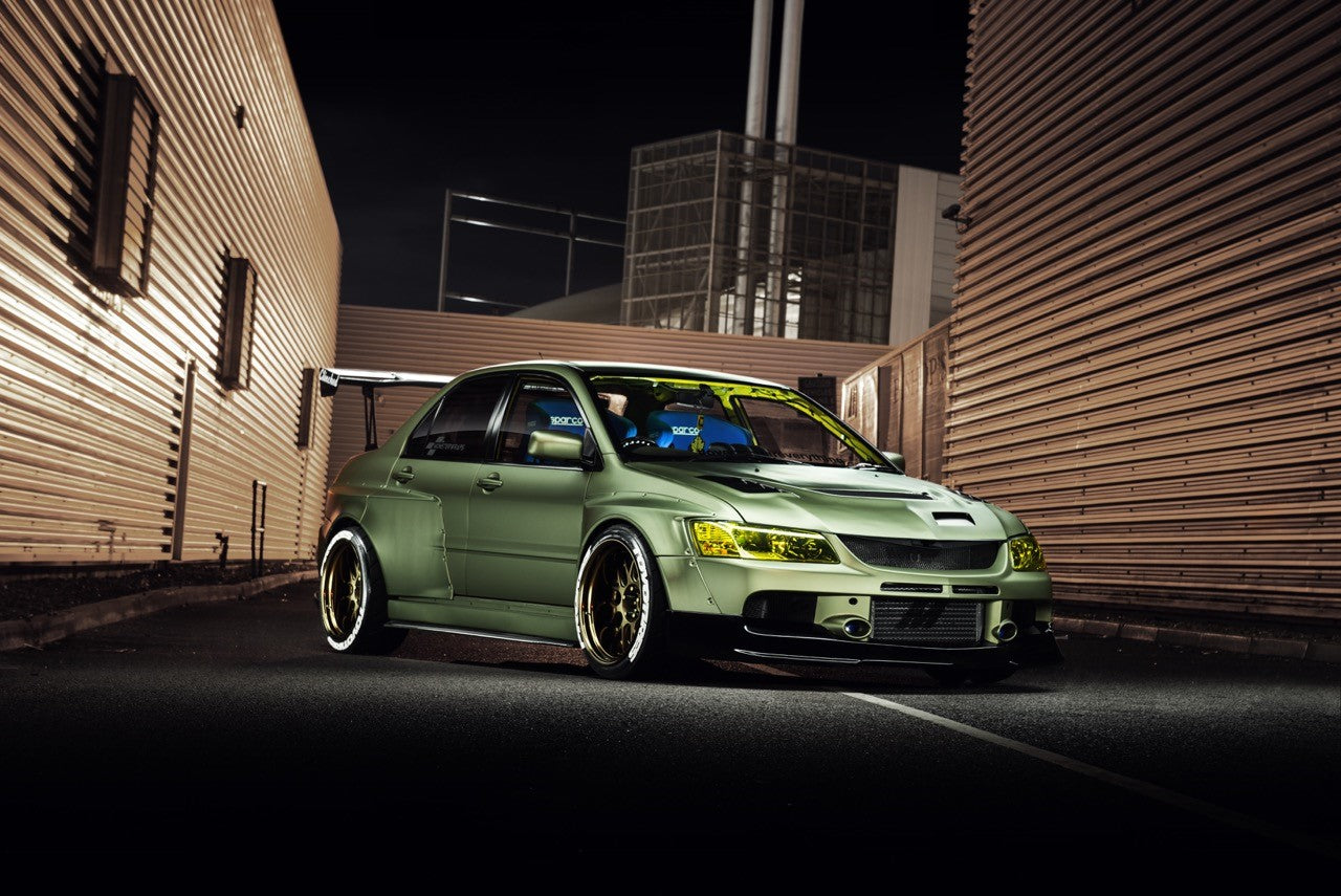 Clinched Mitsubishi Evolution Widebody kit