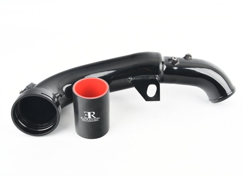 Evolution Racewerks (ER) BMW N55 E82 E88 E90 E92 E93 Aluminium Chargepipe Kit With 2 Methanol Bungs (135i & 335i)