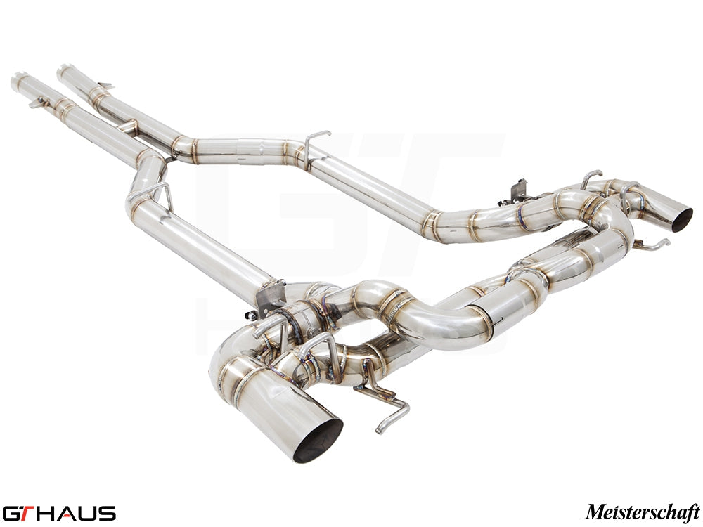 GTHaus Mercedes-AMG C190 M178 Meisterschaft Performance Cat-Back Exhaust System (AMG GT, GT S & GT C)