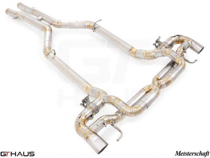 GTHaus Mercedes-AMG C190 M178 Meisterschaft Performance Cat-Back Exhaust System (AMG GT, GT S & GT C)
