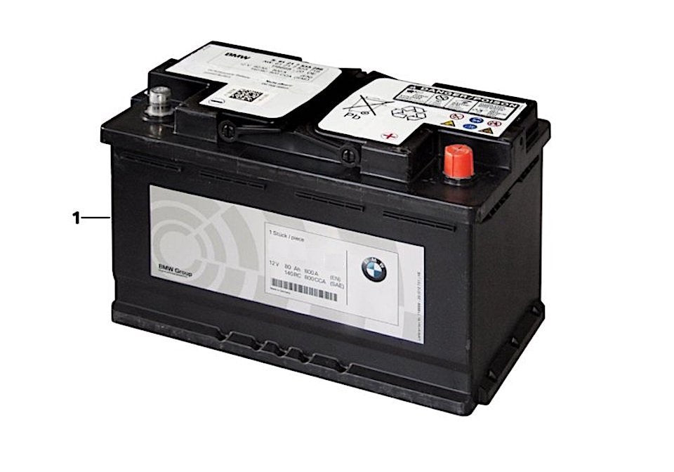 Genuine BMW S55 F80 F82 69AH Lithium-ion Battery (M3 & M4) - Duco Car Parts UK