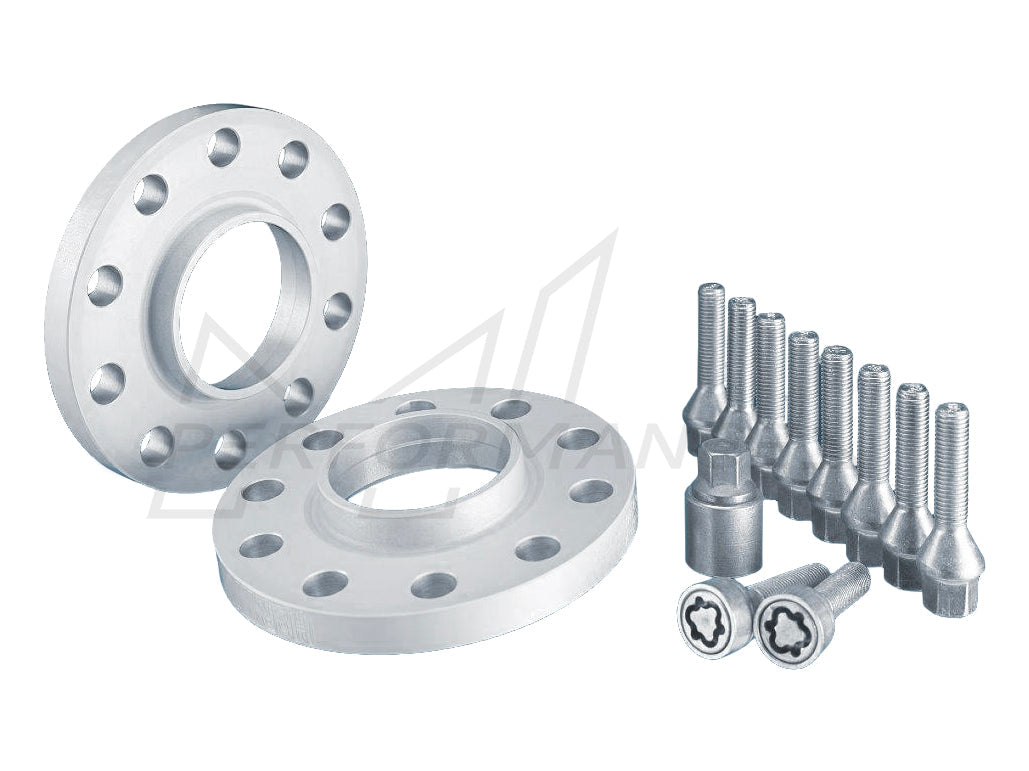 H&R Audi Seat Skoda VW MQB Wheel Spacers, lockers & Bolts - Pair (Inc. 8V A3, 5F Leon, 5E Octavia & MK7 Golf)
