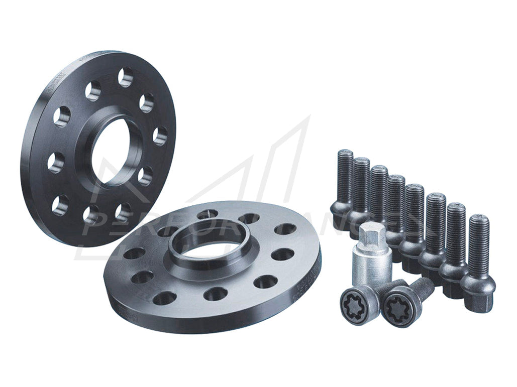 H&R Audi Seat Skoda VW MQB Wheel Spacers, lockers & Bolts - Pair (Inc. 8V A3, 5F Leon, 5E Octavia & MK7 Golf)