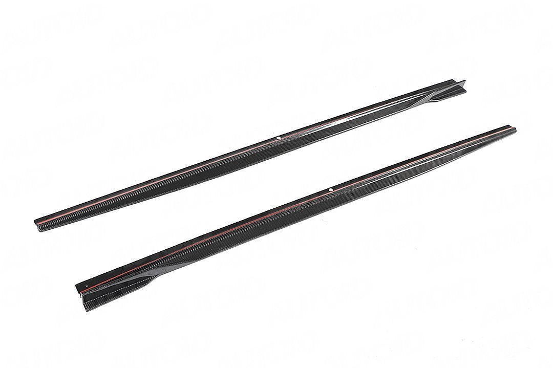 AUTOID BMW G20 G21 Carbon Fibre Competition Side Skirts (Inc. 320d, 320i, 330i & M340i) - Duco Car Parts UK